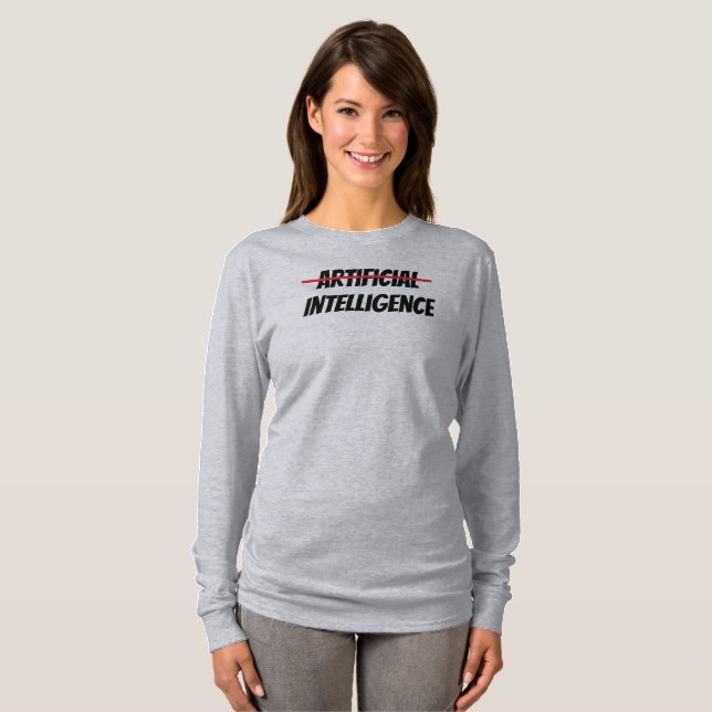 T - Shirt für künstliche Intelligenz (Vorne ganz)