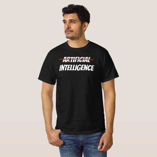 T - Shirt für künstliche Intelligenz (Vorne ganz)