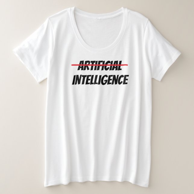 T - Shirt für künstliche Intelligenz (Design vorne)