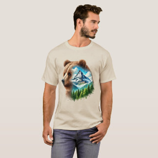 T - Shirt für Landschaftliche Bären