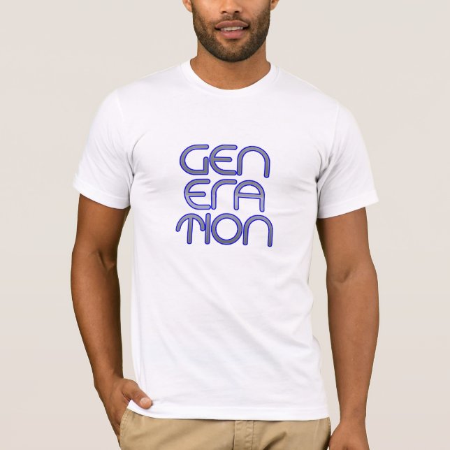 T - Shirt für Logo für Männer-Generation (Vorderseite)