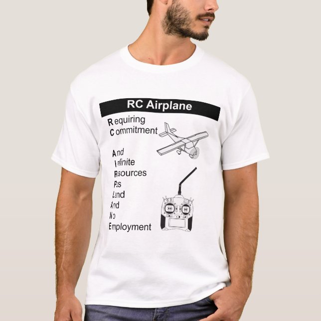 T - Shirt für Luftfahrzeuge mit sehr viel Spaß RC (Vorderseite)
