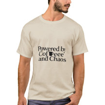 T-Shirt für lustige Lehrer mit Aufschrift "Powered