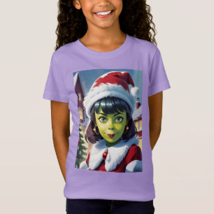 T - Shirt für Mädchen Frohe Weihnachten