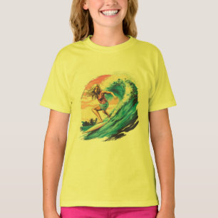 T - Shirt für Mädchen - klassische Fit, weiche Bau