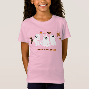 T-Shirt für Mädchen Lustige Geister posieren für