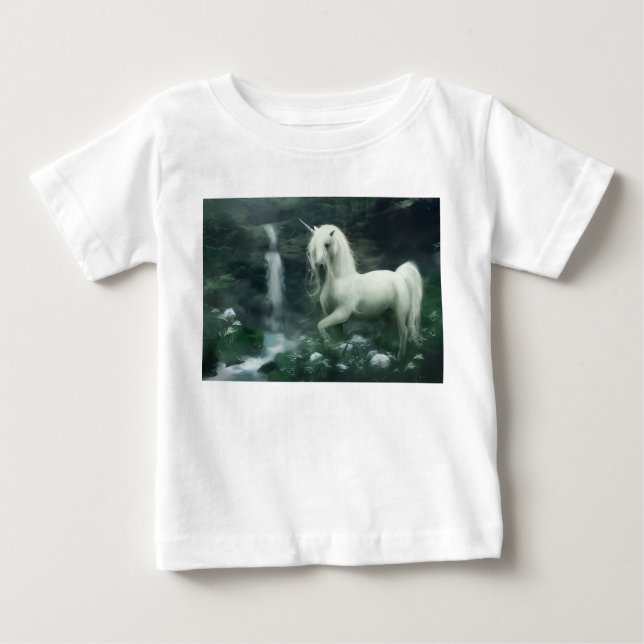 T-Shirt für Mädchen mit Einhorn (Vorderseite)