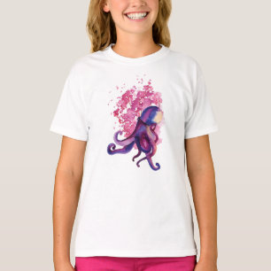 T - Shirt für Mädchen - Oktopus