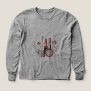 T-Shirt für Make-up-Liebhaberinnen Lippenstift P