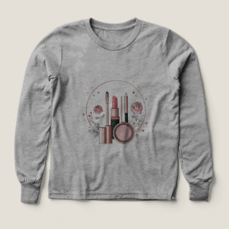 T-Shirt für Make-up-Liebhaberinnen | Lippenstift P