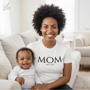 T-Shirt für Mama mit modernem, anpassbarem Design