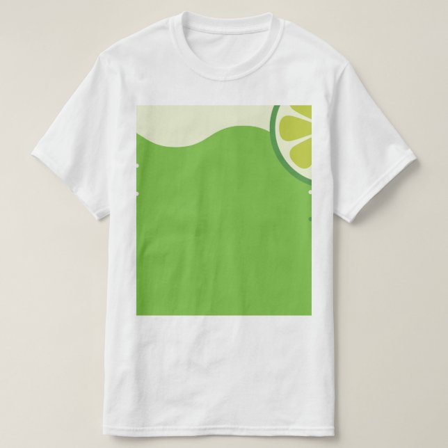 T-Shirt für Männer Cocktail Zitrone (Design vorne)