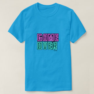 T-Shirt für Männer Game Over Neon Gamer