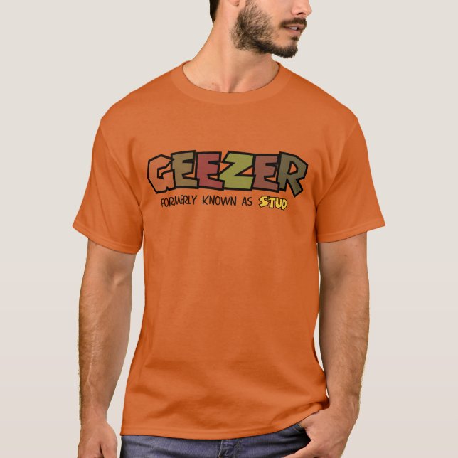 T-Shirt für Männer mit Aufschrift "Alter Knacker" (Vorderseite)