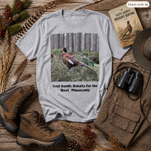 T-Shirt für Männer mit Jagdmotiv aus South Dakota