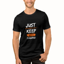 T-Shirt für Männer mit Motivationsspruch "Einfach