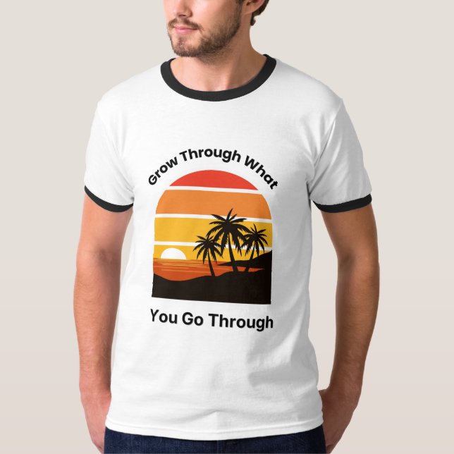 T-Shirt für Männer mit positivem Mindset-Geschenk  (Vorderseite)