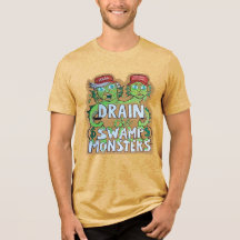 T-Shirt für Männer: Sumpfmonster entwässern