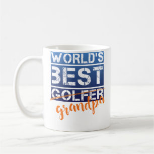 T-Shirt für Männer Weltbester Golfer Opa Geschenk Kaffeetasse