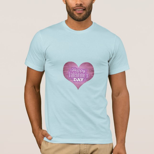 T-Shirt für Männer zum Valentinstag (Vorderseite)