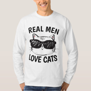 T - Shirt für männliche Katzen, KATZKATZEN FÜR ech