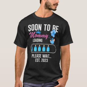 T-Shirt für Mommy Anfang 2023 demnächst Mommy 20