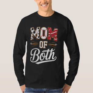 T-Shirt für Mütter von Fußball- und Baseball-Sport