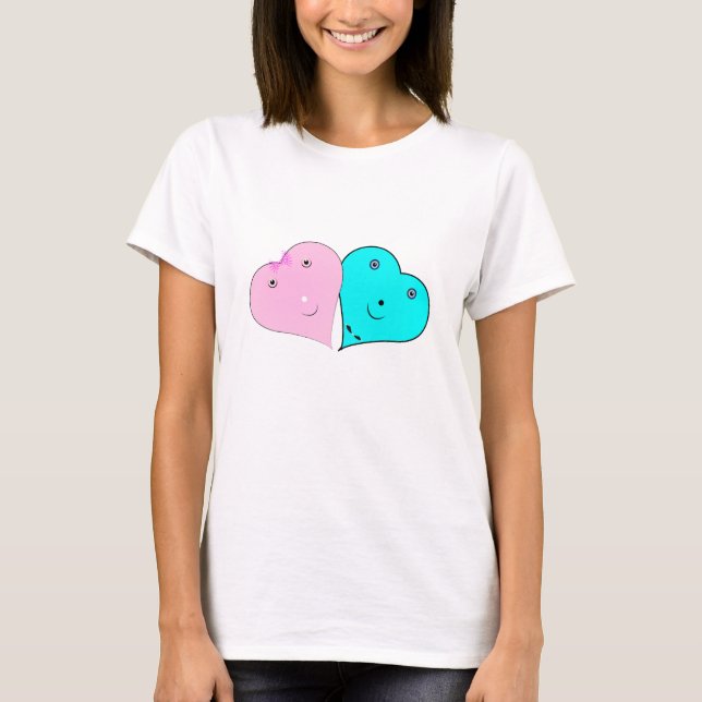T-Shirt für Paare (Vorderseite)