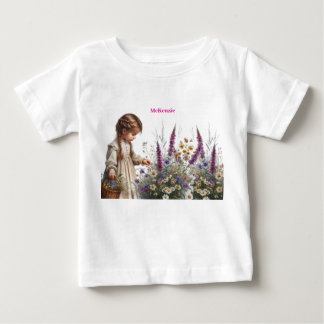 T - Shirt für personalisierte Girl-Blume
