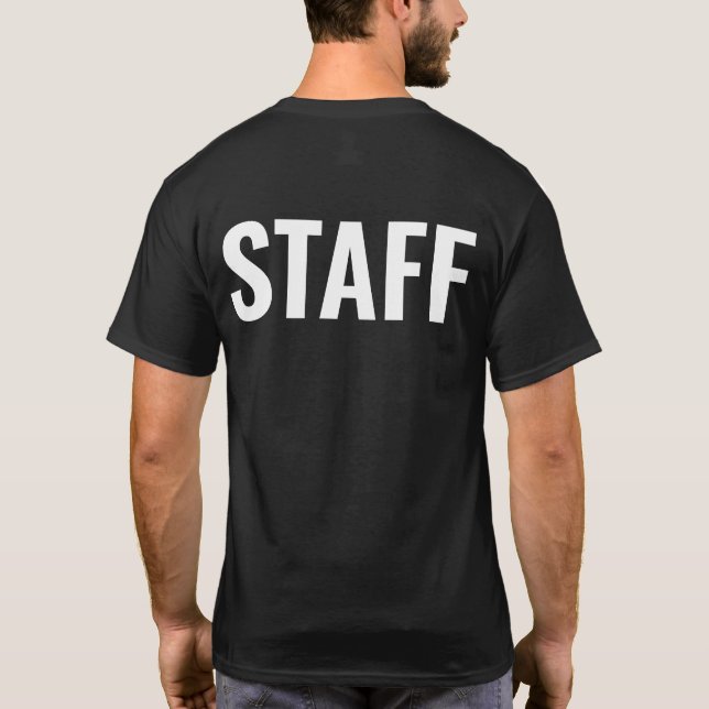T - Shirt für Personalisierte Mitarbeiter (Rückseite)