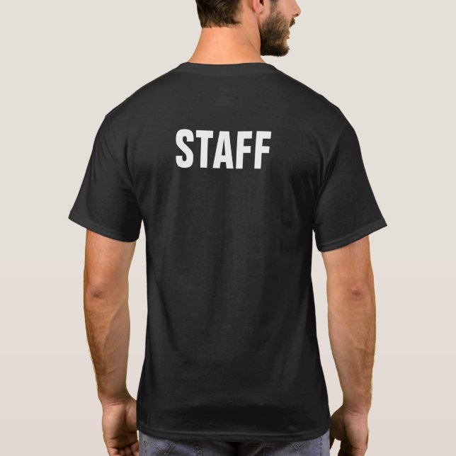 T - Shirt für Personalisierte Mitarbeiter (Rückseite)