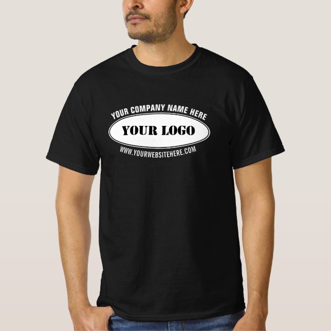 T - Shirt für personalisiertes Firmenlogo (Vorderseite)
