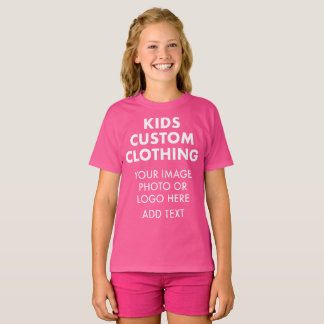 T - Shirt für Personalisiertes MÄDCHEN - WOW PINK