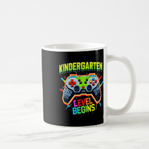 T-Shirt für Pixel-Gamer ab dem Kindergarten Level  Kaffeetasse