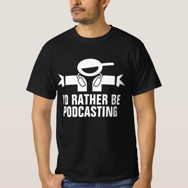 T-Shirt für Podcasting (Vorderseite)
