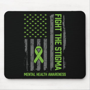 T-Shirt für psychische Gesundheit - Stigmatisierun Mousepad