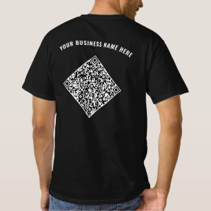 T - Shirt für QR-Code-Prüfung Benutzerdefinierter 
