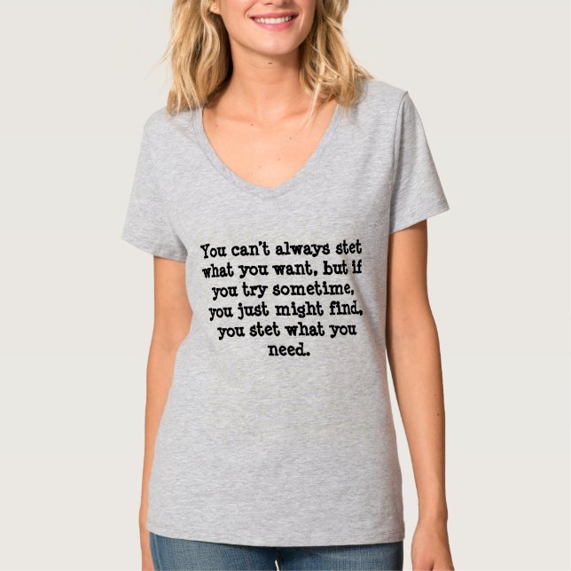 T - Shirt für Redakteure: (Vorderseite)