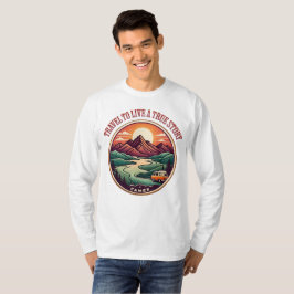 T-Shirt für Reisen in der wirklichen Geschichte —