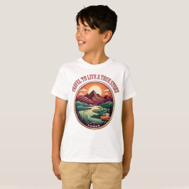 T-Shirt für Reisen in der wirklichen Geschichte —