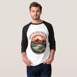 T-Shirt für Reisen in der wirklichen Geschichte —