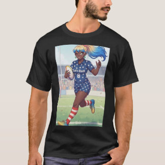 T-Shirt für Rugby-Damen
