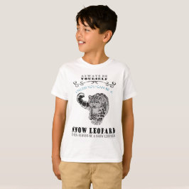T - Shirt für Schnee-Leoparden - Kinder