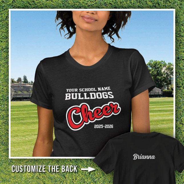 T-Shirt für Schulgeist beim Cheerleading (Von Creator hochgeladen)