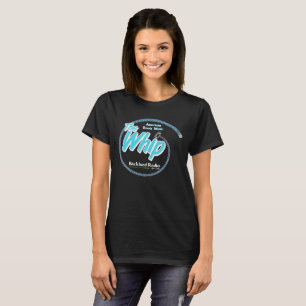 T-Shirt für Schwarze Damen mit dem Logo "Blau und