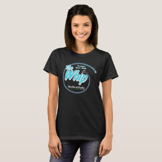 T-Shirt für Schwarze Damen mit dem Logo "Blau und