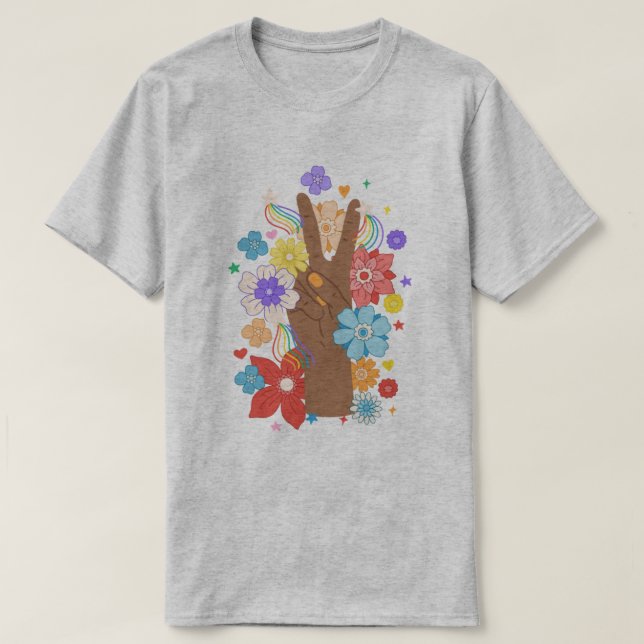 T - Shirt für schwarze LGBTQ-Suche (Design vorne)