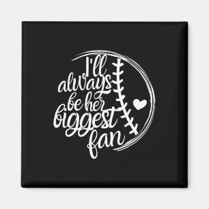 T-Shirt für Softball-Mamas, Softball-Geschenk Ich Magnet