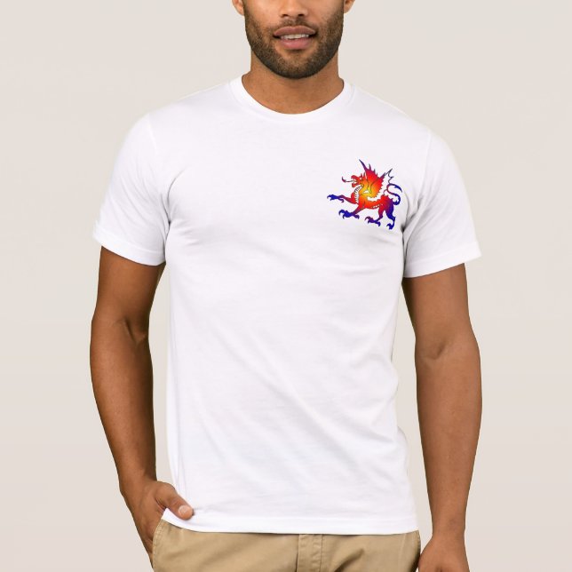 T - Shirt für Stammfarbdrache (Vorderseite)