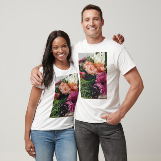 T-Shirt für Unisex-Blumen-Grafik-Tee